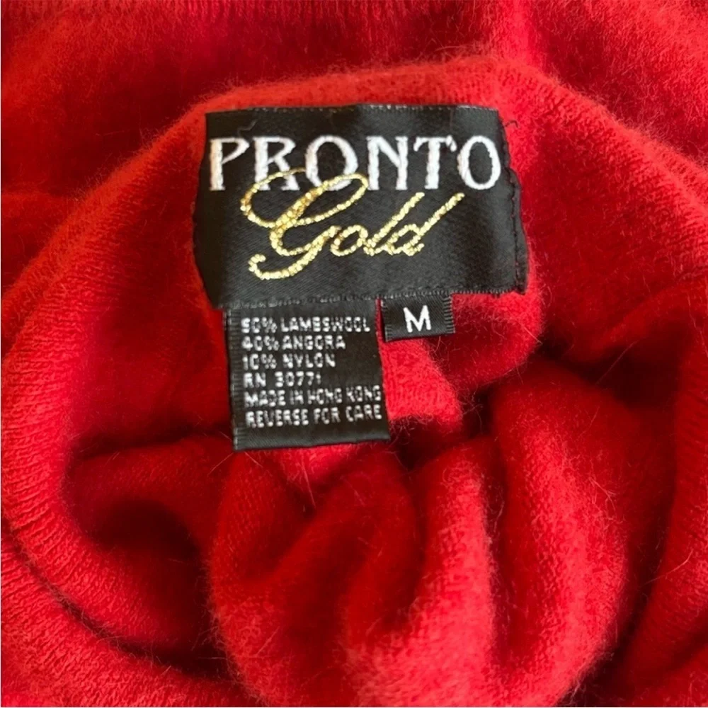 Vintage Red Wool Sweater